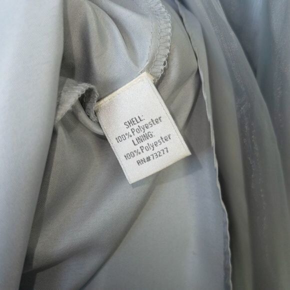 NWT LC Lauren Conrad Make Believe Migrate Gray Organza Dress Size 2 - Picture 9 of 9